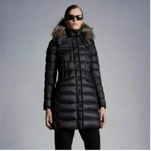 Moncler Hermifur Long Down Jacket size 0